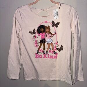 BNWT, the children’s place, girls long sleeve graphic top, size XXL 16